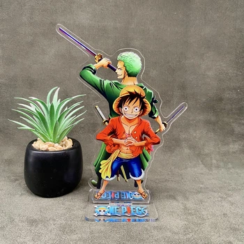 Акриловая Фигурка Ван Пис Манки Ди Луффи и Ророноа Зоро 15см One Piece