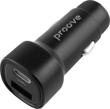 Автомобільний зарядний пристрій Proove Flash 48W Type-C + USB (600760001)