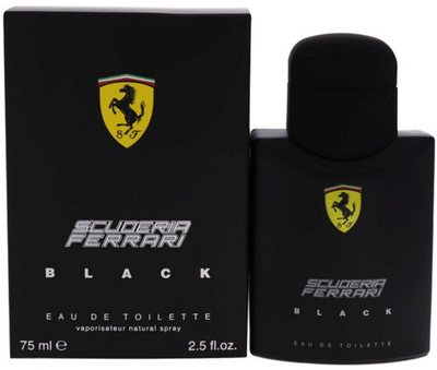 Туалетна вода для чоловіків Ferrari Scuderia Black 75 мл (8002135111998)