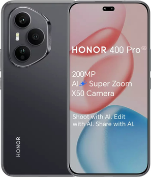 Smartfon Honor 400 Pro 12/512GB Midnight Black (5109BUSS)