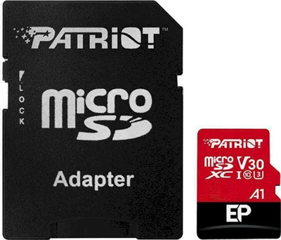 Карта памяти microSDXC 1 TB Patriot EP UHS-1 U3 V30 80/100 МБ/с