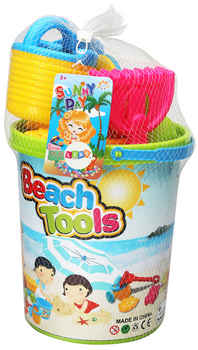 Zestaw do piasku LEAN Toys Kolorowy 18545 (5905991021575)