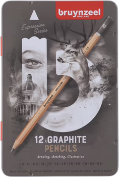 Набір графітних олівців Bruynzeel Expression 12 шт (8712079424916)