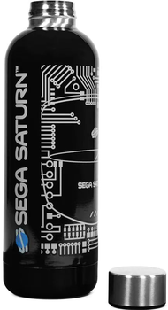 Butelka na wodę Numskull Sega Saturn Czarna 500 ml (5056280432449)