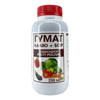 Добриво Гумат Калію + Бор 250 мл