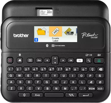 Принтер етикеток Brother PT-D610BTVP (PTD610BTVPZW1)