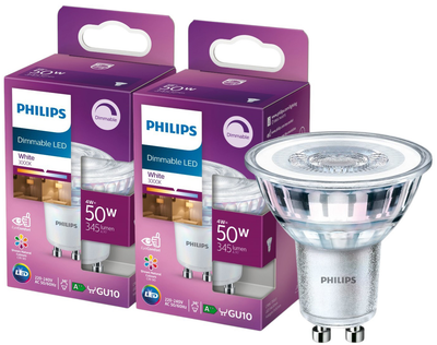 Світлодіодна лампа Philips LED CLA 50W GU10 3000K 2 шт