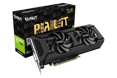 Відеокарта Palit GeForce GTX 1060 Dual 3GB GDDR5 (NE51060015F9-1061D), Б/в
