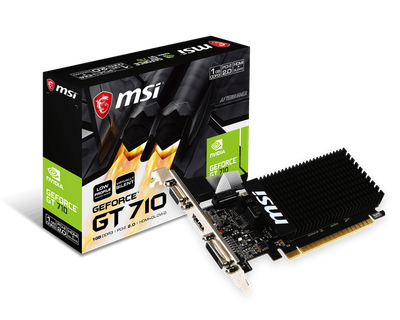 Відеокарта MSI GeForce GT 710 1GB GDDR3 (GT 710 1GD3H LP)