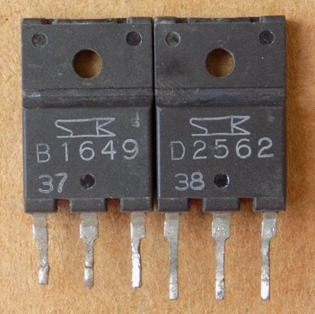 Транзистор SanKen 2SD2562+2SB1649 оригиналы, TO3PF б/у