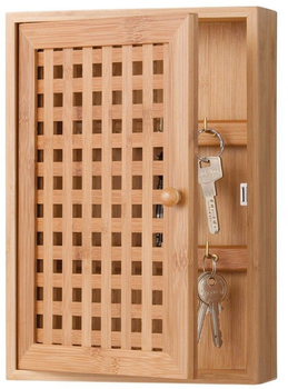 Wieszak na klucze Zeller szafka bambusowa (4003368138763) (955555907394942) - Outlet