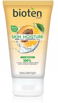 Крем-пілінг для нормальної та комбінованої шкіри - Bioten Skin Moisture Apricot Kernels 150ml (150ml)