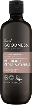 Гель для душа для мужчин - Baylis & Harding Goodness Natural Shower Gel Patchouli Cedar And Cypress 500ml (1324620-25759801)