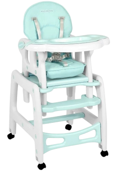 Krzesełko do karmienia Ricokids Sinco 5 w 1 Turkusowe (5908220470151)