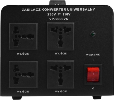 Konwerter napiecia Volt Polska VP 2000 230VAC/110VAC 2000VA (5K230110200)