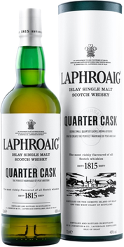 Віскі Laphroaig Quarter Cask 0.7 л 48% у подарунковій упаковці (5010019640161)