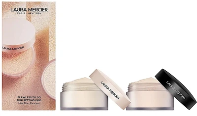 Набір пудр для обличчя - Laura Mercier Flawless To Go Mini Setting Duo (powder/9.3g + powder/6g) (1456329-28418018)