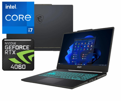Ноутбук (2024) for gaming MSI Cyborg 15 i7-13620H/ 64GB / 1TB/ RTX4060 / 15,6" 144Hz