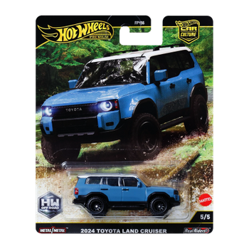 Машинка Premium Hot Wheels 2024 Toyota Land Cruiser Off-Road 1:64 JBK52 Blue