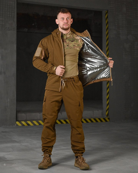 Форма 7.62 Tactical Delta Куртка з підкладкою Omni-Heat + Штани на флісі койот розмір 4XL