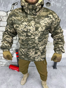 Чоловічий Бушлат Sheepskin з хутряною підкладкою піксель розмір 2XL