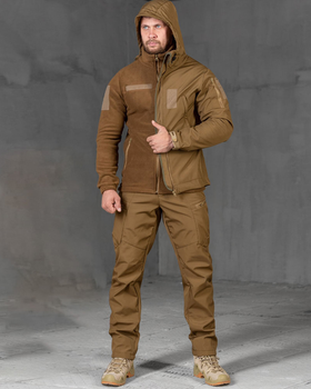 Форма 3в1 Beast of the Field SoftShell Куртка та Штані + Флісова кофта койот розмір M