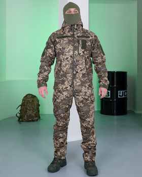 Форма Softshell на флісі Куртка з липучками під шевроні + Штані піксель розмір 2XL