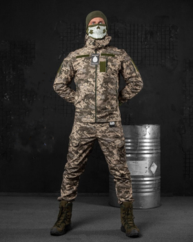 Форма Single Sword SoftShell на флісі Куртка з капюшоном + Штані піксель розмір XL