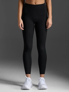 Спортивні легінси для фітнесу високі жіночі 2XU Form Stash Hi-Rise Comp Tight WA6874b_BLK/BLK S Чорні (9336340959090)