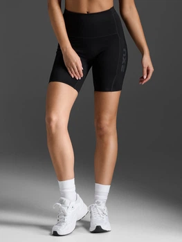 Велосипедки жіночі 2XU Form Stash Hi-Rise Bike Short WA6907b_BLK/BLK XS Чорні (9336340945796)