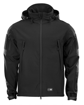 Куртка M-Tac Soft Shell на флісі чорна розмір L