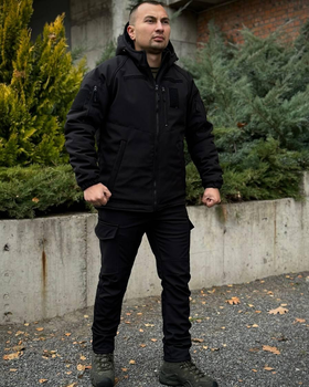 Форма Viking 5.0 Softshell Куртка з підкладкою Omni Heat + Штани на флісі чорна розмір XL