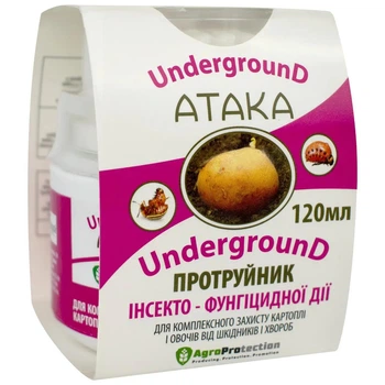 Протравитель инсекто-фунгицид Атака UndegrounD (Стоп Жук) 120 мл