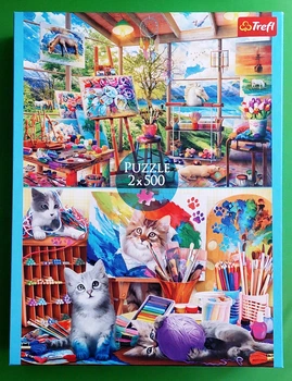 Пазли Trefl (37530). 2х500 елементів. Мистецтво живопису