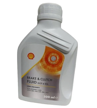 Тормозная жидкость SHELL DOT 4 0.5 L (SHELL BRAKE FLUID)