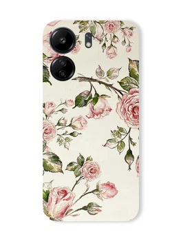 Защитная пленка Розы на заднюю панель для Xiaomi Redmi 13C / Poco C65