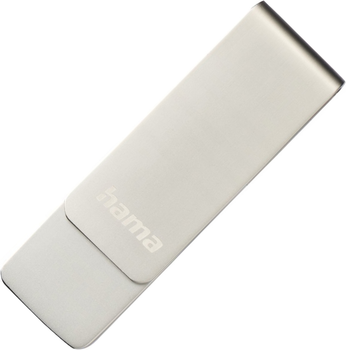 Pendrive Hama Rotate Pro 128GB USB 3.0 Silver (4047443473509)