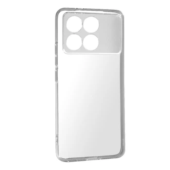 Силиконовый чехол SMTT для Xiaomi Poco F6 Pro Transparent