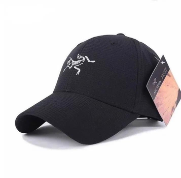 Кепка бейсболка нейлонова Arc'teryx унісекс чорна