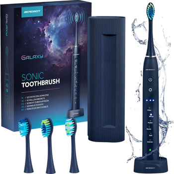 Електрична зубна щітка Berdsen Galaxy Синя + Brush Head + TC