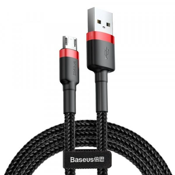 Кабель USB 2.0 AM-MicroUSB M Baseus CAMKLF-H91 3.0м 2A red/black