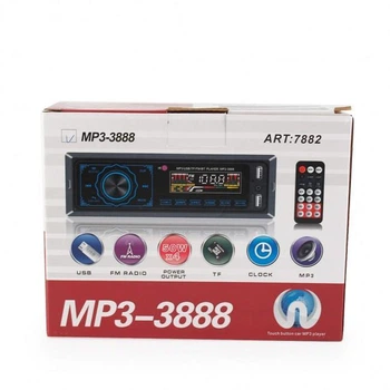 Автомагнитола MP3 3888 ISO 1DIN Современная автомагнитола с сенсорным экраном и поддержкой MP3 для Audi, BMW, Chery, Chevrolet, Citroen, Daewoo, Fiat, Ford, Geely, Honda, Kia, Mazda, Opel, BYD, Skoda