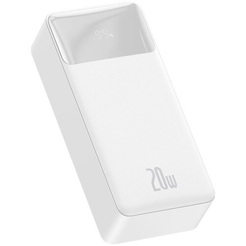 Повербанк Baseus Bipow Digital Display 20W 30000mAh White (PPDML-N02, PPBD050402)