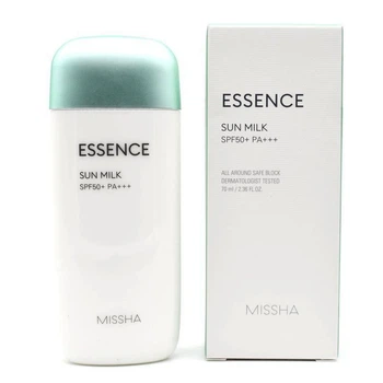 Солнцезащитная эссенция для лица Missha All around Safe Block Essence Sun Milk SPF50+/PA+++ 70 мл