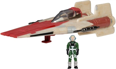 Игровая коллекционная фигурка Star Wars Small Vehicle Транспорт и фигурка A-Wing 7.5 см (SWJ0079)