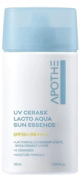 Сонцезахисна есенція Apothe UV Cera 6X Lacto Aqua Sun Essence SPF50+/PA++++ 50 мл