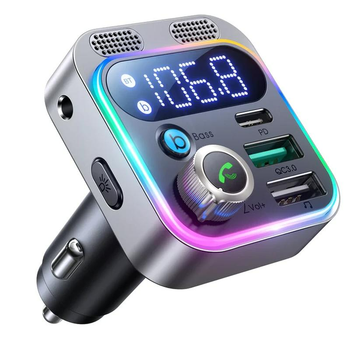 ФМ модулятор JOYROOM JR-CL16 48W Car Wireless FM Transmitter-Black