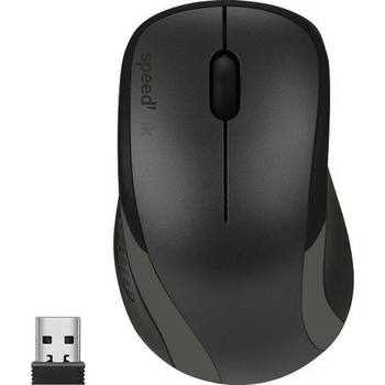 Мышка беспроводная оптическая SpeedLink Kappa 1600dpi на батарейках Black (SL-630011-BK)