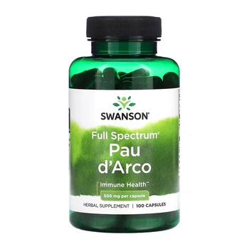 Pau d'Arco, Swanson, Full Spectrum®, кора мурашиного дерева, 500 мг, 100 капсул