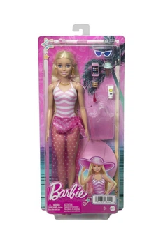 Набір з лялькою Барбі - "Пляжна прогулянка" Barbie колір різнокольоровий Barbie ЦБ-00247077